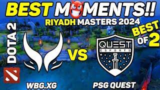 PSG QUEST vs WBG.XG - HIGHLIGHTS - Riyadh Masters 2024 | Dota 2
