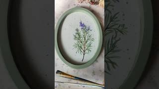 картина с ботаническим мотивом #скетч #drawing #painting #art