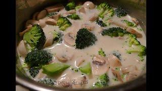 Cream Of Mushroom Broccoli Soup