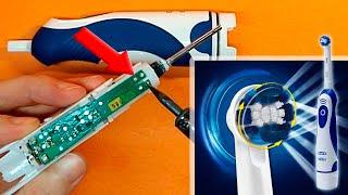 How to disassemble a Braun Oral-B toothbrush on batteries | Electric Toothbrush Repair