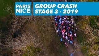 Group Crash - Stage 3 - Paris-Nice 2019