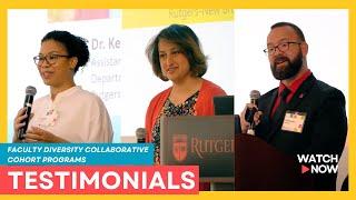 Faculty Diversity Collaborative Testimonial Compilation