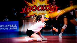 Most Dangerous Volleyball Knockouts | Monster Volleyball Headshots | HD |