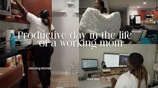 PRODUCTIVE DAY IN THE LIFE of a full-time working mom