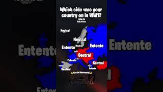 What side was your country on in WW1