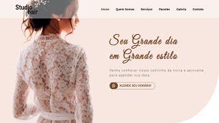 How to make a website for a Beauty Salon, HTML CSS e JavaScript | ‍ WEBSITE PARA SALÃO DE BELEZA