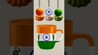 Independence day special art  Indian Flag trend  Indian National Flag Art #shorts