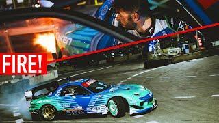 RX7 catches FIRE at Red Bull Drift Pursuit & BIG ANNOUNCEMENT