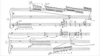 Conlon Nancarrow - "Transcendental" Study for Player Piano 40a [Audio + Score]