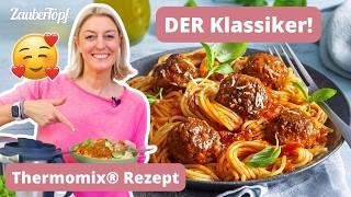  Perfekte Spaghetti mit Hackfleischbällchen: super einfach & SAFTIG  | Thermomix® Rezept