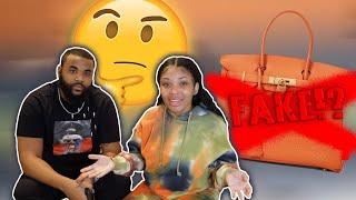 READING OUR HATE COMMENTS.. FAKE BIRKIN BAG?!