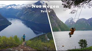 NORWEGEN Roadtrip | Teil 2 | Fjordnorwegen | Tipps und eine unbekannte Wanderung am Geirangerfjord