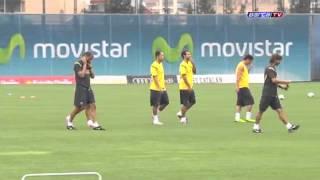 FC Barcelona -  Alexis Sanchez first day at training