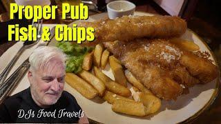 Great Fish & Chips in Old London Pub