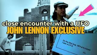 John Lennon's EXCLUSIVE Interview: Close Encounter with a UFO!