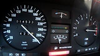 BMW 525i E28 Turbo Acceleration 0-260 Top Speed Test / Sound / Drive