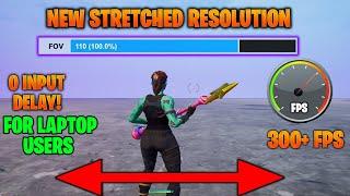 New Best Stretched Resolution in Fortnite C2 Season 5 For Laptop Users ,Increase FOV , Boost FPS