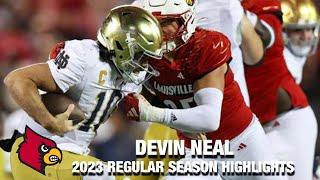 Devin Neal 2023 Regular Season Highlights | Louisville DB