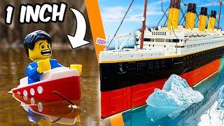 I tested the SMALLEST vs BIGGEST Lego boats!