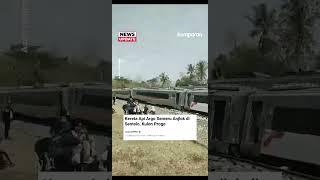 Kereta Api Argo Semeru Anjlok di Sentolo, Kulon Progo