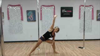 Pole Fitness Workout: Full 1-hour Mixed-Level Class, Routine 4