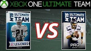 LEGEND PACKS VS PRO PACKS! - MUT 15 Pack Opening | Madden 15 Ultimate Team Pack Opening