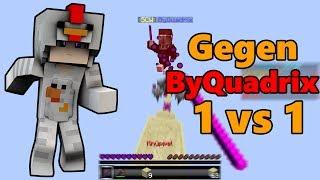 ByQuadrixs Zerstörung :^) ! 1 vs 1 gegen ByQuadrix! Minecraft Bedwars [Nehmt es mit Humor]