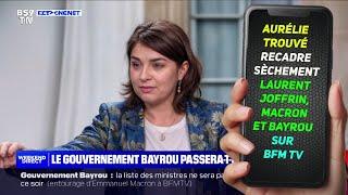  Aurélie Trouvé (LFI) recadre Laurent Joffrin, Macron et Bayrou sur BFM TV