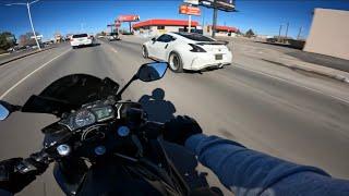 This guy had nothing on me. | Yamaha R3 |