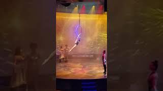 Aerial hoop Eugenia Gulchak kaleidoscope Celebrity Edge