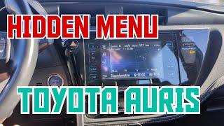 Secret menu in Toyota Auris Stereo #secret #hidden #menu