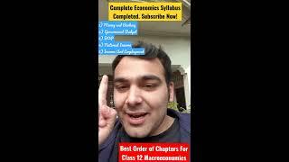 Class 12 Economics Best Strategy| Complete Syllabus for Economics CBSE Boards 2021 | With Notes