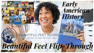 BEAUTIFUL FEET EARLY AMERICAN HISTORY FLIP-THROUGH(INTERMEDIATE ) 4-6 GRADE  HISTORY CURRICULUM