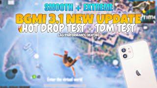 iphone 12 bgmi 3.1 new update full tdm + hot drop test smooth extreme • iphone 12 gaming test •