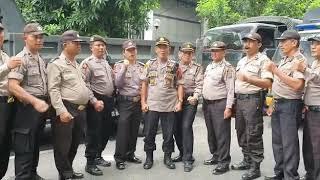 Polsek Medan Timur ucapkan HUT TNI KE - 74