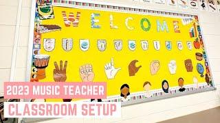 MUSIC TEACHER // 2023 CLASSROOM SETUP