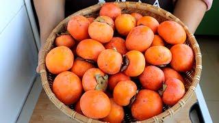 暖柿子，教你2个小技巧，柿子香甜脆爽又好吃，方法超简单 2 ways to warm persimmons