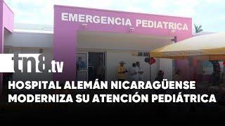 Inauguración de nueva sala de Emergencia Pediátrica en Hospital Alemán Nicaragüense