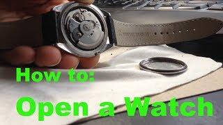 How to Open a Watch Back Without a Wrench