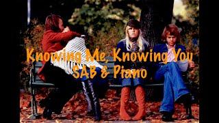 KNOWING ME, KNOWING YOU – SAB & Piano (Ausschnitt) / Arr.: Martin Carbow