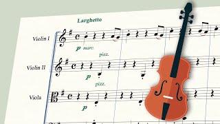 Piece for String Quartet: Larghetto (2022) - Original Composition