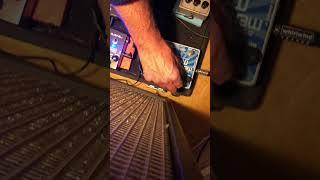 Messy around with the memory man with Hazari (what ever that is?!) by Electro Harmonix