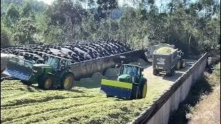 Ensilaje de maíz de la Ganadería Folgueirosa del 1 al 4 Octubre de 2022 #johndeere