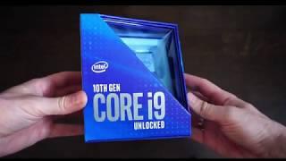 Intel i9-10900k CPU Unboxing