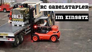 Super RC Gabelstapler  - RC Gabelstabler, RC Baumaschinen, RC Trucks bei der Arbeit!