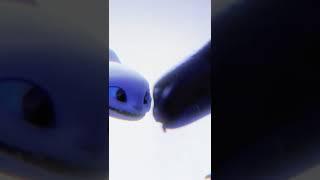 как приручить дракона Беззубик и ночная фурия они летают how to train your dragon #hiccupandtoothles