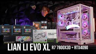 R7 7800X3D x ASUS ROG STRIX WHITE RTX4090 | LIAN LI O11 EVO XL WHITE | TERRESTRIAL BUILD | INVADERPC