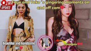 (FayeYoko) Faye and Yoko`s gingering moments on and off cam