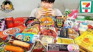 ASMR MUKBANG 편의점 핵불닭 미니!! 떡볶이 & 핫도그 & 김밥 FIRE Noodle & HOT DOG & GIMBAP EATING SOUND!