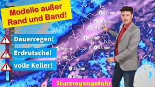 Alarmstufe ROT: HEUTE Starkregen-Unwetter in einigen Regionen von Deutschland! Danach Hitzewelle!